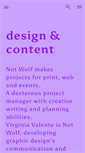 Mobile Screenshot of not-wolf.com